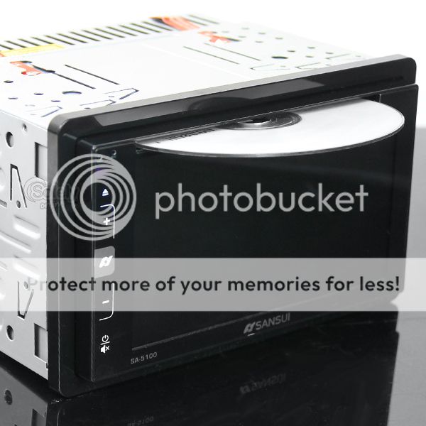 Sansui SA5100 Double Din Car CD DVD MP3 Player USB Slot Headunit w/Bluetooth eBay